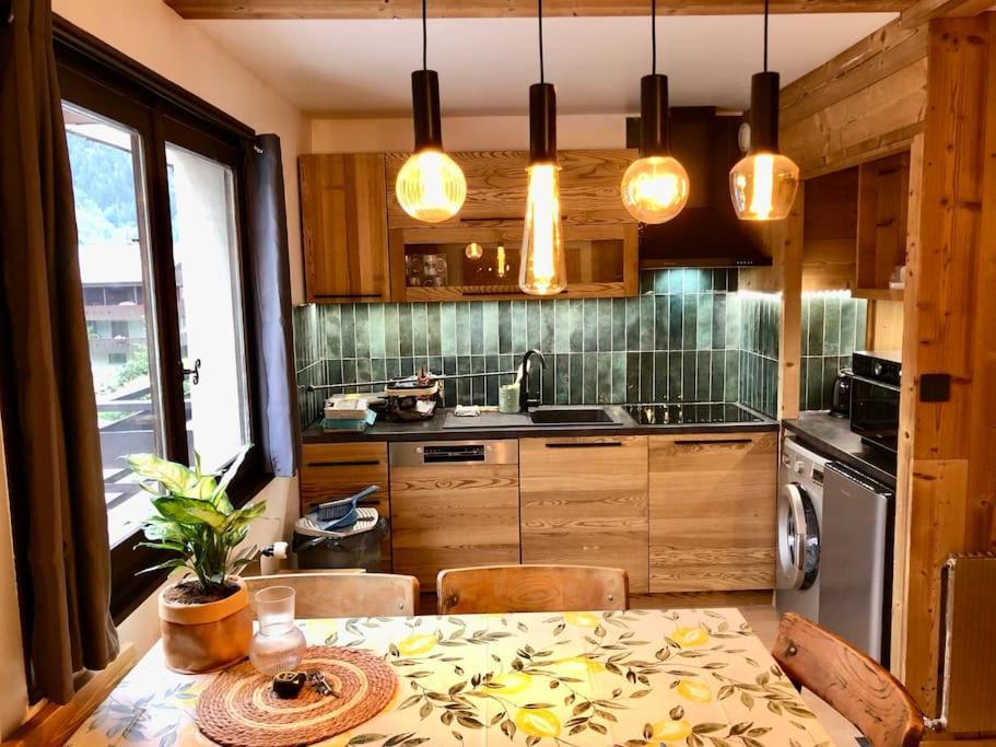 Apartement Vue Montage Magnifique 2Ch 5Mn Piste 3 Les Houches Eksteriør billede