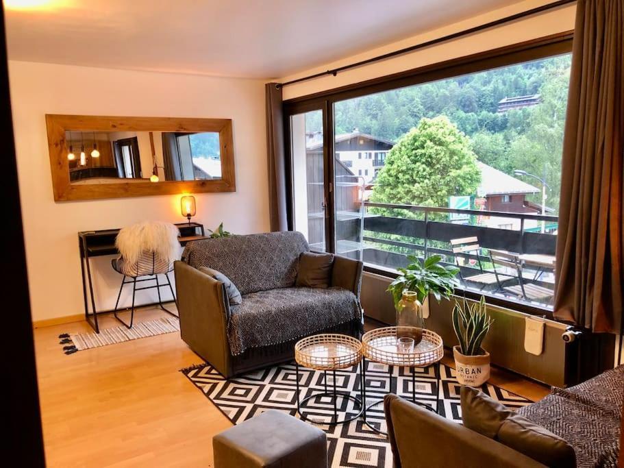 Apartement Vue Montage Magnifique 2Ch 5Mn Piste 3 Les Houches Eksteriør billede
